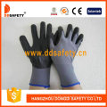13 Gauge Grey Nylon Liner. Black Ultra Thin Foam Nitrile Glove (DPU415)